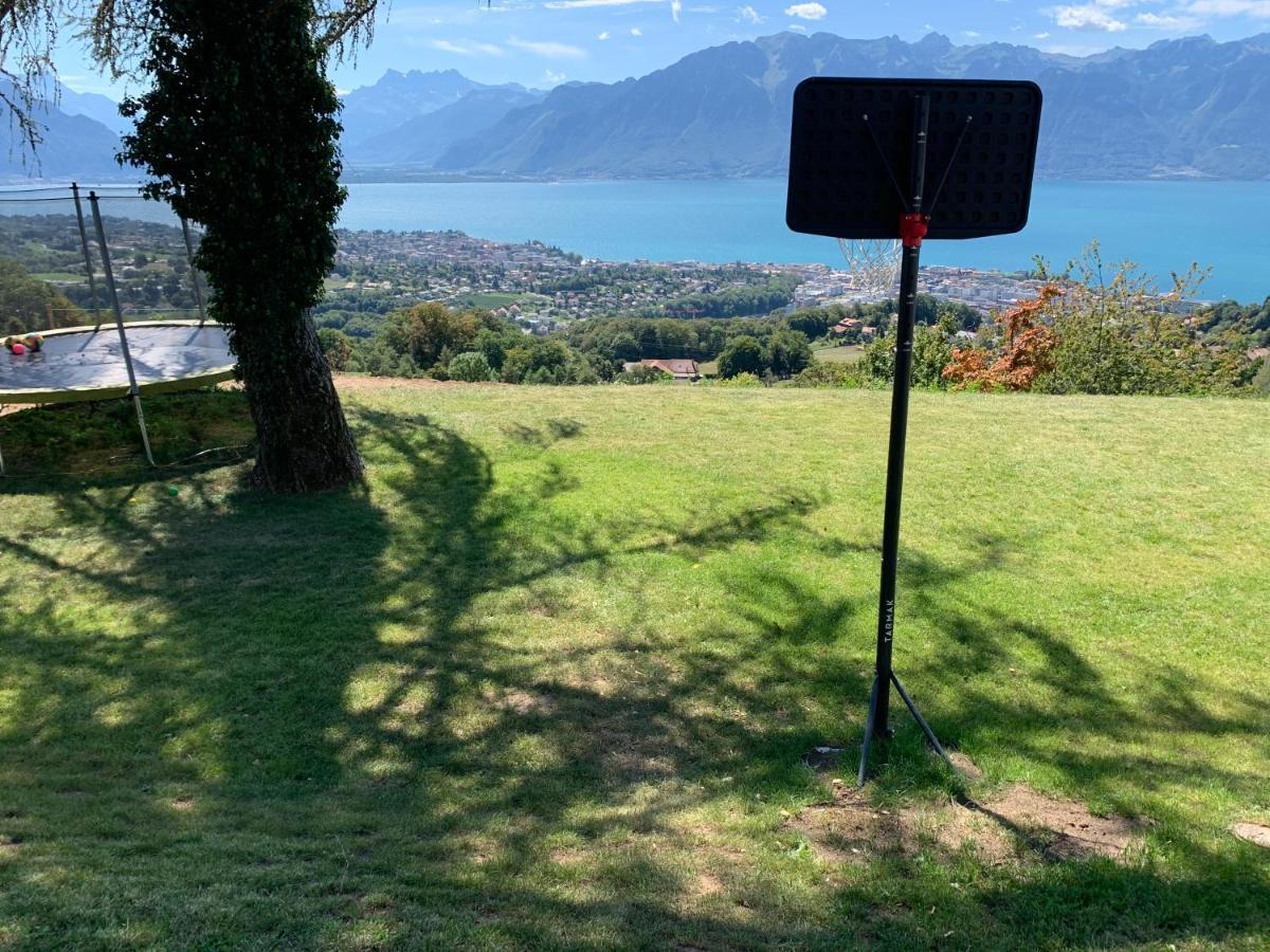 Appartement Moderne Avec Vue Panoramique A Jongny Proche De Montreux Exterior foto