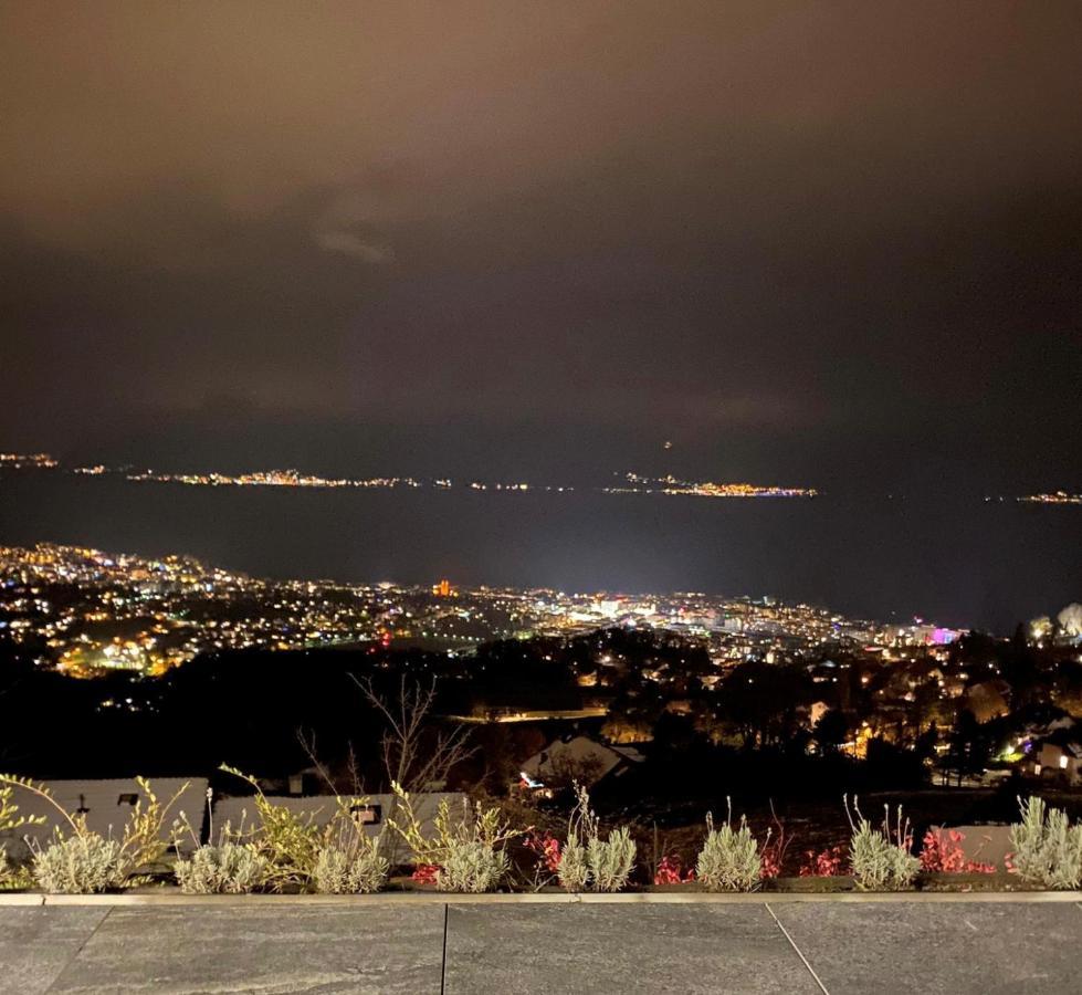 Appartement Moderne Avec Vue Panoramique A Jongny Proche De Montreux Exterior foto