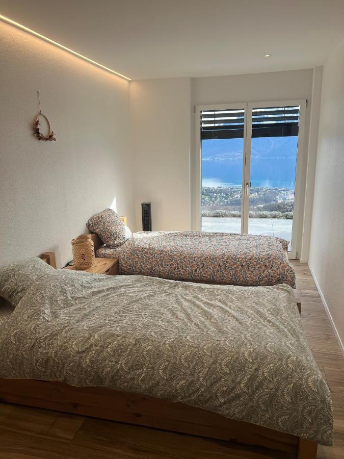 Appartement Moderne Avec Vue Panoramique A Jongny Proche De Montreux Exterior foto